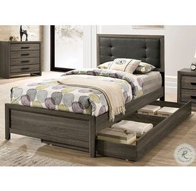 Roanne Gray Full Panel Bed With Trundle