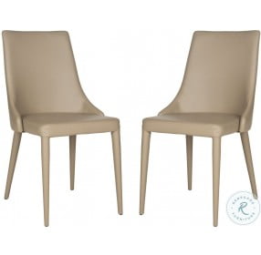 Summerset Taupe 19" Side Chair Set Of 2