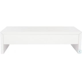 Kinsley White Lift Top Cocktail Table