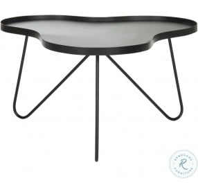 Lenna Black And Iron Cocktail Table
