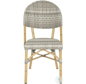 Barrow Gray Stacking Outdoor Side Chair Set Of 2
