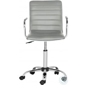 Jonika Gray Adjustable Swivel Desk Chair