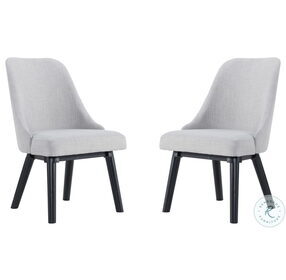Foundry Brushed Pewter Side Chair Set of 2