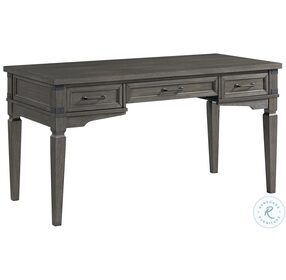 Foundry Home Office Brushed Pewter 60" Writing Desk