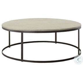 Burg Black And Light Wooden Top Coffee Table