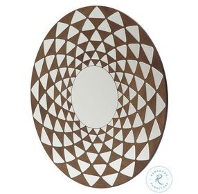 Montreal Silver Round Wall Mirror