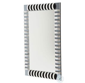 Montreal Silver 30" Rectangular Wall Mirror
