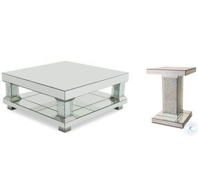 Montreal Silver 48" Occasional Table Set