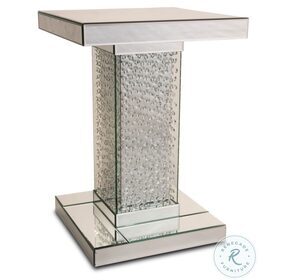 Montreal Silver Accent Table