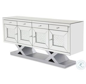 Montreal Silver Accent Cabinet