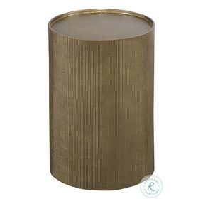 Adrina Antique Gold Accent Table