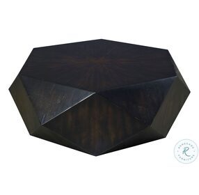 Volker Worn Black Small Cocktail Table