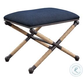 Firth Navy Blue Small Bench