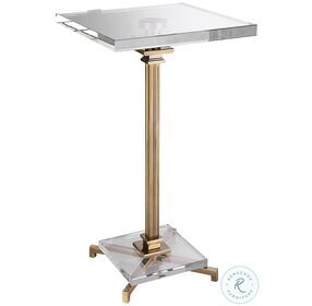 Richelieu Brushed Brass Drink Table