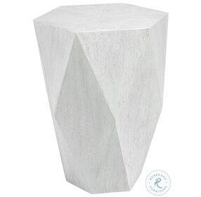 Volker Fresh White Ceruse Side Table
