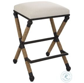 Firth Neutral Oatmeal Counter Height Stool