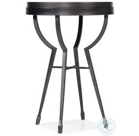 Commerce And Market Black And Natural Metal Side Table