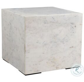 Nash White Accent Table