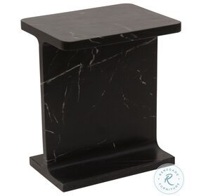 Tullia Black And White Accent Table