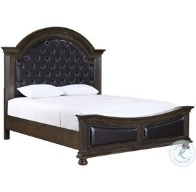Balboa Walnut King Panel Bed