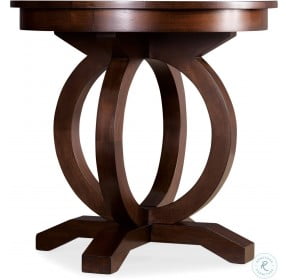 Kinsey Brown Round End Table