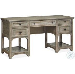 Tinley Park Dovetail Grey Desk