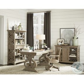Tinley Park Dovetail Grey Writing Home Office Set