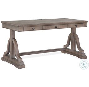 Paxton Place Dovetail Grey Wood Writing Desk