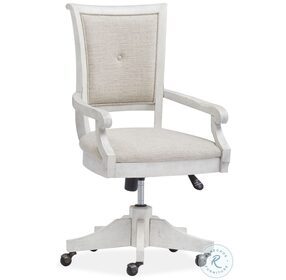 Newport Alabaster Adjustable Upholstered Swivel Chair