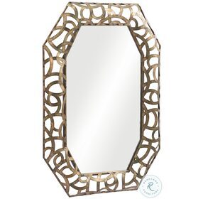 Kinetic Antique Gold Mirror