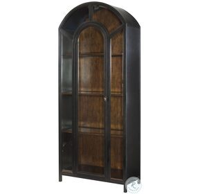 Hidden Treasures Brown And Black Apothecary Cabinet