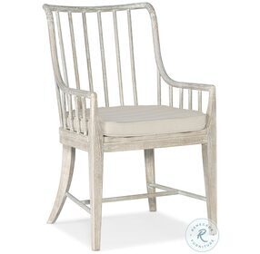 Bimini Whitewashed Oak Spindle Arm Chair Set Of 2
