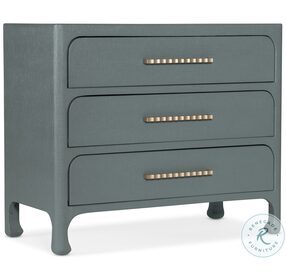 Cruiser Blue Lacquered Accent Chest
