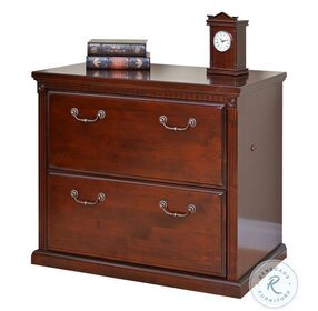 Huntington Club Vibrant Cherry 2 Drawer Lateral File Cabinet