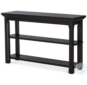 Westcliff Smooth Black Console Table