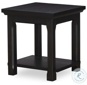 Westcliff Smooth Black End Table