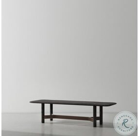 Stilt Ebonized 47" Rectangular Coffee Table