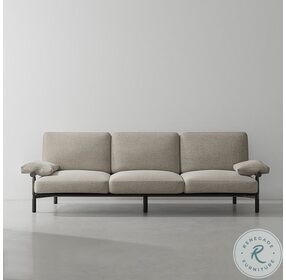 Stilt Omari Ink And Ebonized Sofa