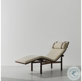 Stilt Gema Pearl And Smoked Lounge Chaise