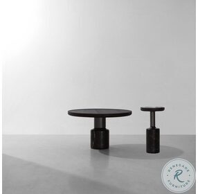 Torus Burned And Black 27" Occasional Table Set