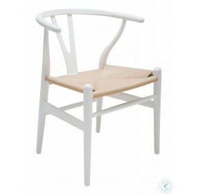 Alban White Paper Dining Chair