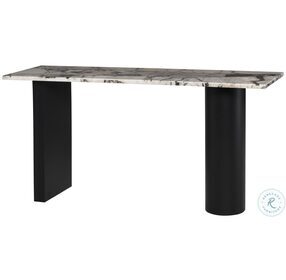 Stories Luna And Black Console Table