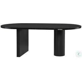 Stories Noir And Black 80" Dining Table