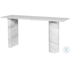 Stories White Console Table
