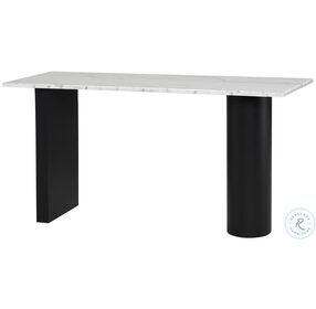 Stories White And Black Console Table