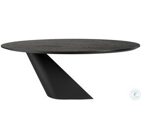 Oblo Onyx And Black 94" Dining Table