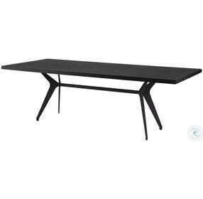 Daniele Onyx And Black 95" Dining Table