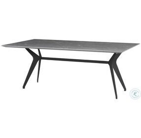 Daniele Grey And Black Dining Table