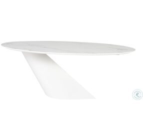 Oblo White 78" Dining Table