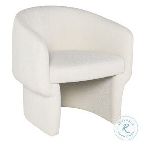 Clementine Buttermilk Boucle Occasional Chair